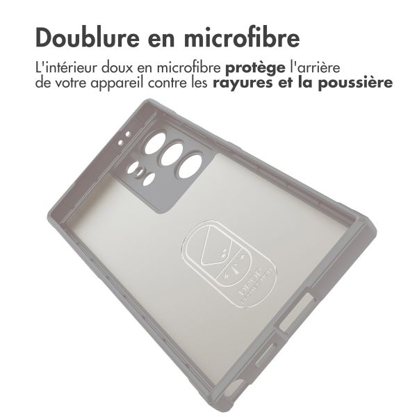 imoshion Coque arrière EasyGrip Samsung Galaxy S24 Ultra - Gris