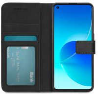 imoshion Étui de téléphone portefeuille Luxe Oppo Reno 6 5G - Noir