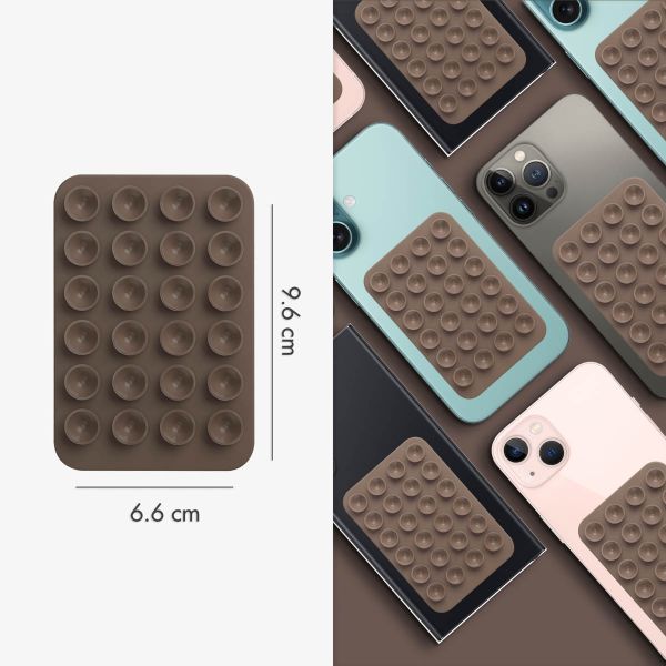 Selencia Support de téléphone à ventouses MagSafe - Taupe