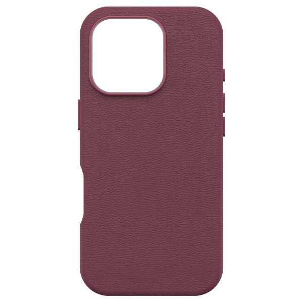 OtterBox Coque en cuir de cactus Symmetry MagSafe iPhone 16 pro - Maroon Bells