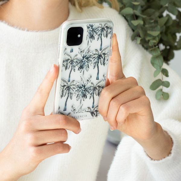 Selencia Coque très protectrice Zarya Fashion Apple iPhone 12 Mini - Palmtree