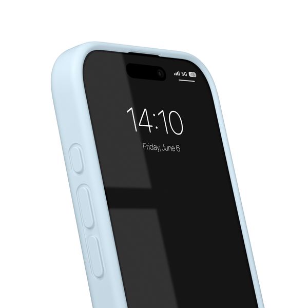 iDeal of Sweden Coque en silicone avec MagSafe Apple iPhone 16 Pro Max - Light Blue