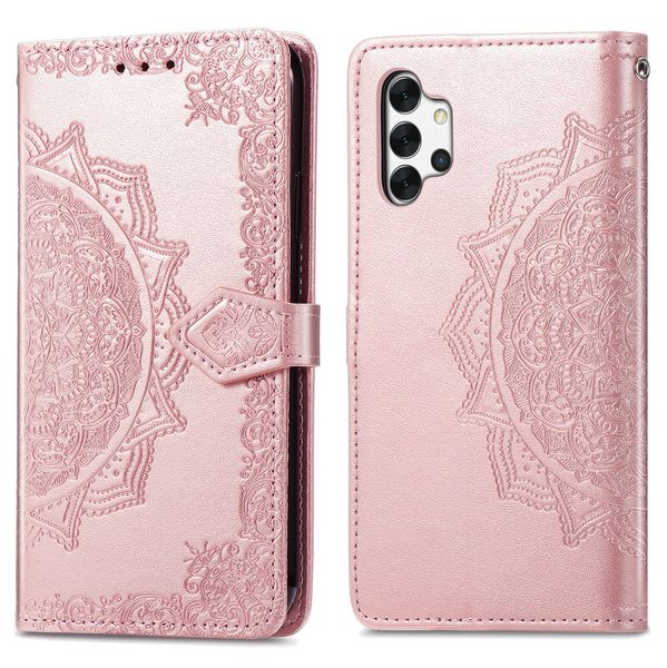 imoshion Etui de télephone Mandala Samsung Galaxy A32 (5G) - Rose Doré