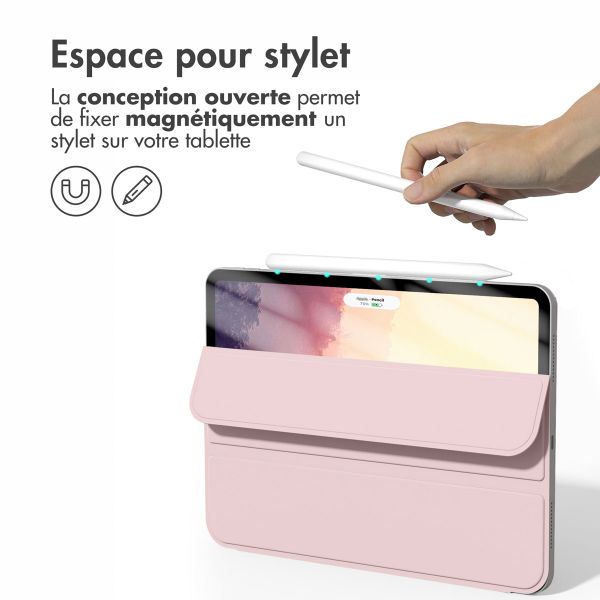 imoshion Magnetic etui de téléphone portefeuille iPad Pro 12.9 (2020/2021/2022) - Rose