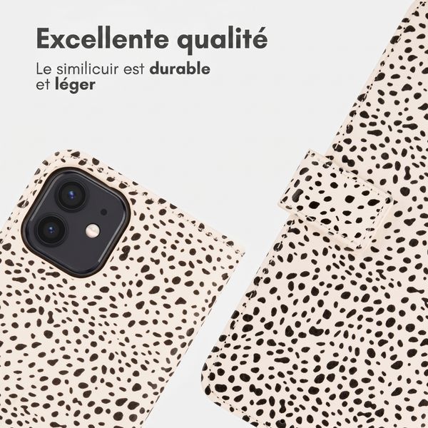 imoshion Étui de télephone portefeuille Design Apple iPhone 11 - Desert Dots