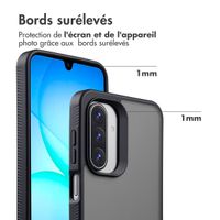 Accezz Coque Givrée Robuste Samsung Galaxy A17 - Noir