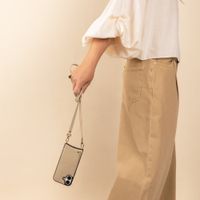 Selencia Cordon de téléphone crossbody - Beige