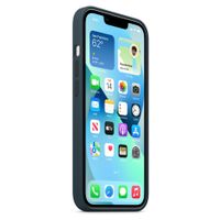 Apple Coque en silicone MagSafe Apple iPhone 13 - Bleu foncé