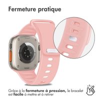 imoshion Bracelet en silicone Apple Watch Series 1-10 / SE / Ultra (2) - 42/44/45/46/49 mm - Rose