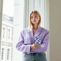 Selencia Coque arrière Vivid Samsung Galaxy S23 FE - Groovy Sapphire Blue