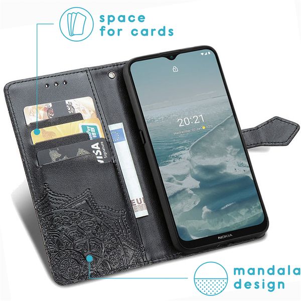 imoshion Etui de télephone Mandala Nokia G10 / G20 - Noir