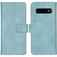 imoshion Étui de téléphone portefeuille Luxe Galaxy S10 - Bleu clair