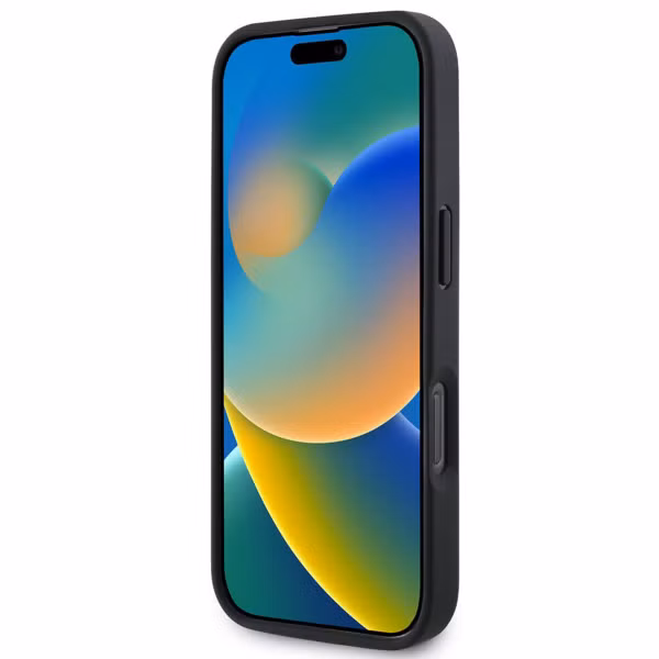 Guess Coque 4G Metal Logo MagSafe Apple iPhone 16 Pro Max - Noir