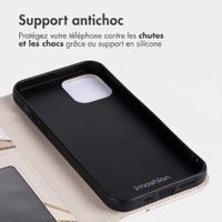 imoshion Étui de télephone portefeuille Design Apple iPhone 13 - Beige Graphic