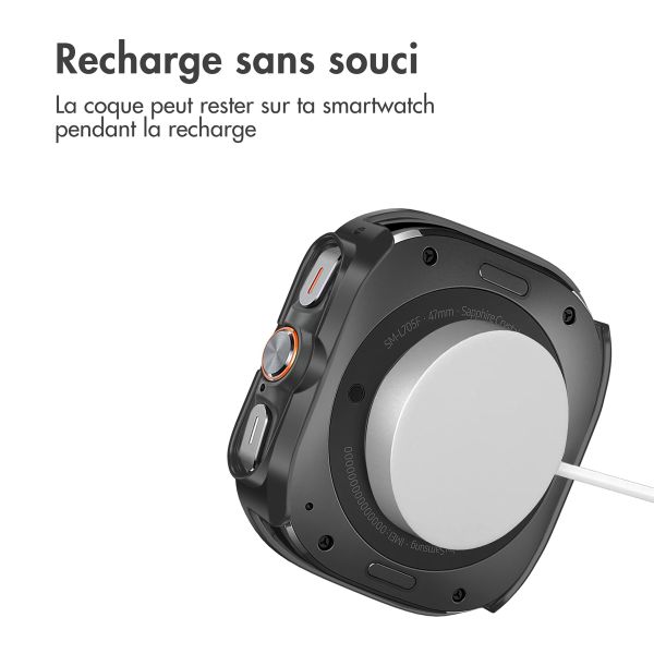 imoshion Coque rigide à couverture complète Samsung Galaxy Watch Ultra (2024/2025) - Noir