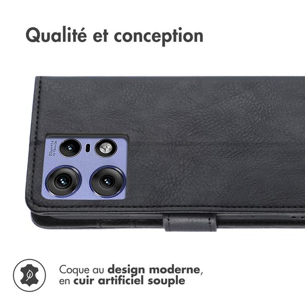 imoshion Étui de télephone portefeuille Motorola Edge 50 Pro - Noir