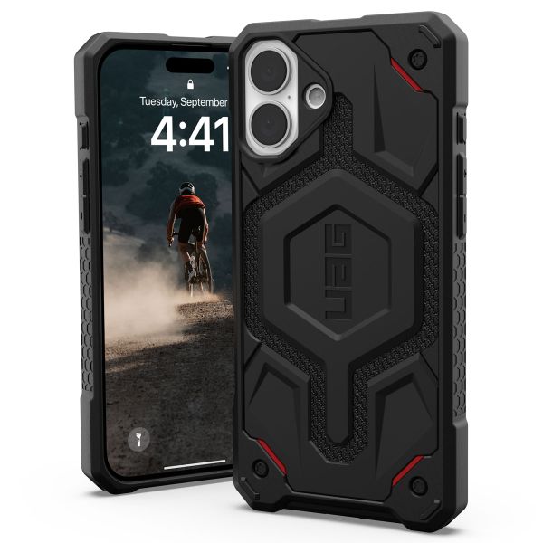 UAG Coque arrière Monarch Pro iPhone 16 Plus - Kevlar Black