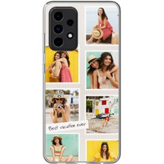 Coque personnalisée avec pellicule N°3 Samsung Galaxy A52(s) (5G/4G)- Transparent