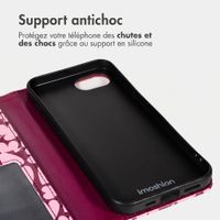 imoshion Étui de télephone portefeuille Design Apple iPhone 17e / 16e - Hearty Blush