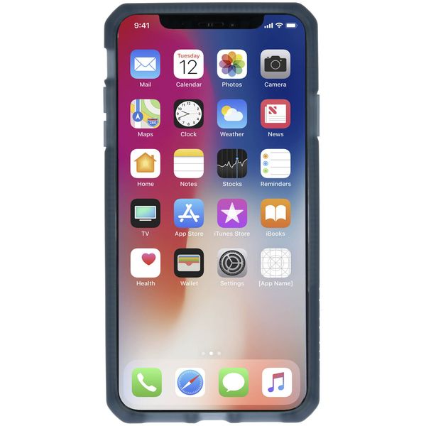 Itskins Coque Hybrid MKII iPhone Xs Max - Noir / Transparent