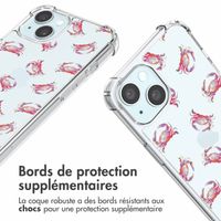 imoshion Coque Design avec cordon iPhone 15 - Crab Watercolor