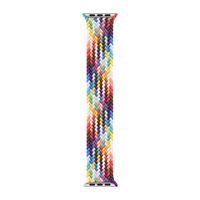 Apple Bracelet Solo tressé Apple Watch | 44/45/46/49 mm - Taille 3 - Rainbow Pride