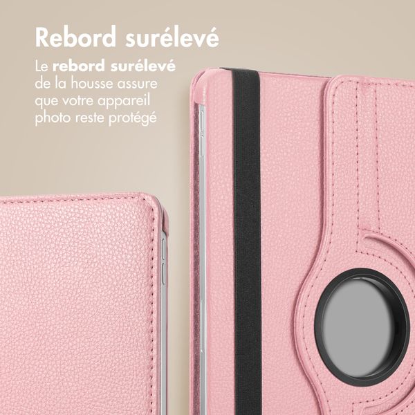 imoshion Coque tablette rotatif à 360° Samsung Galaxy Tab A11 Plus - Rose