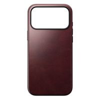 Nomad Coque Modern Horween Leather Apple iPhone 17 Pro Max - Burgundy