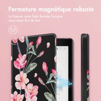 imoshion Design Slim Hard Case Sleepcover Kobo Aura One - Blossom