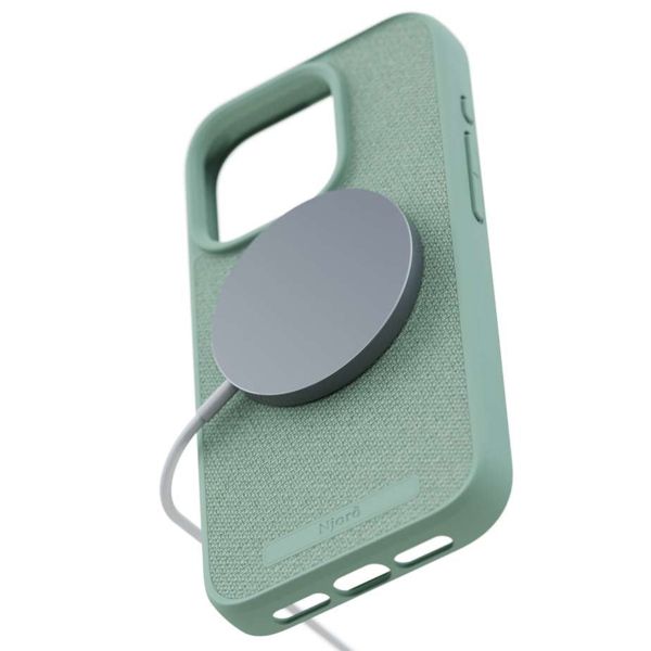 Njorð Collections Coque en tissu MagSafe iPhone 15 Pro - Turquoise