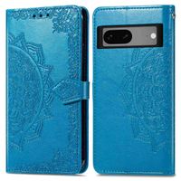 imoshion Etui de téléphone portefeuille Mandala Google Pixel 7a - Turquoise