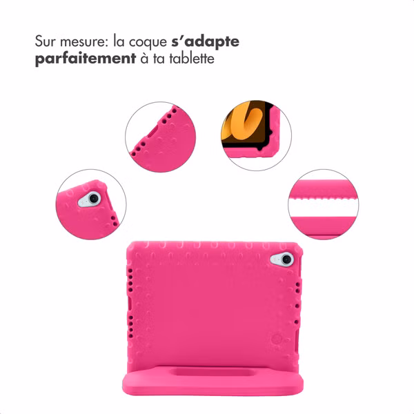 imoshion Coque kidsproof avec poignée Apple iPad Mini 7 (2024) / iPad Mini 6 (2021) - Rose