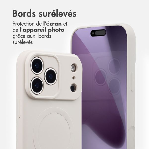 imoshion Coque Couleur avec MagSafe Apple iPhone 17 Pro Max - Beige