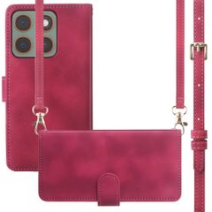 imoshion Etui de télephone portefeuille avec cordon Motorola Edge 70 - Rouge