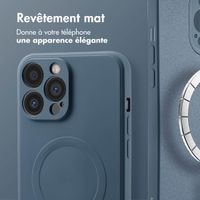 imoshion Coque Couleur avec MagSafe iPhone 13 Pro Max - Bleu foncé