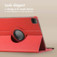 imoshion Coque tablette rotatif à 360° Apple iPad Air 11 pouces (2026) M4 / (2025) M3 / (2024) M2 / Air 5 (2022) / Air 4 (2020) / Pro 11 (2018/2020) - Rouge