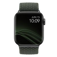 Uniq Bracelet tressé Aspen Apple Watch Series 1 t/m 11 / SE / Ultra (44/45/46/49 mm) - Cypress Green