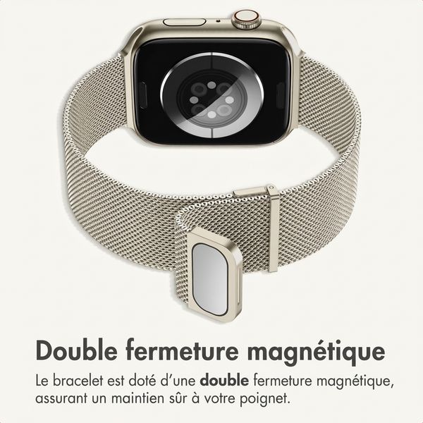 imoshion Bracelet magnétique milanais Apple Watch | 44/45/46/49 mm - Starlight