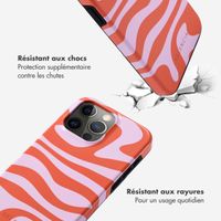 Selencia Coque arrière Vivid Tough iPhone 15 Pro Max - Dream Swirl Pink