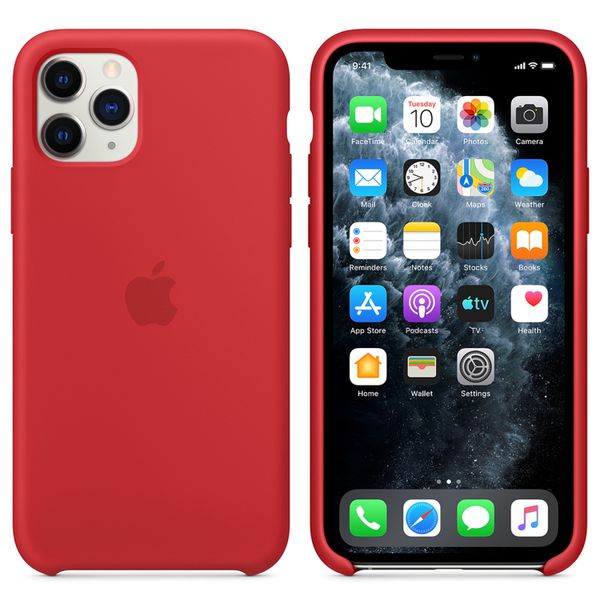 Apple Coque en silicone Apple iPhone 11 Pro - Rouge