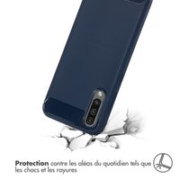 imoshion Coque Brushed Samsung Galaxy A50 / A30s - Bleu foncé