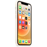 Apple Coque en silicone MagSafe Apple iPhone 12 (Pro) - White