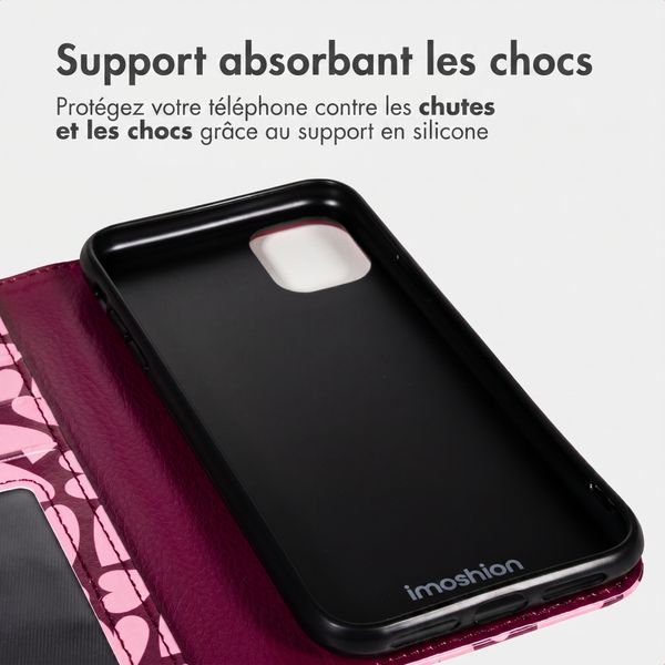 imoshion Étui de télephone portefeuille Design Apple iPhone 11 - Hearty Blush