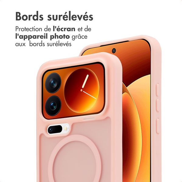 imoshion Coque Color Guard avec MagSafe Xiaomi 17 Pro Max - Rose clair