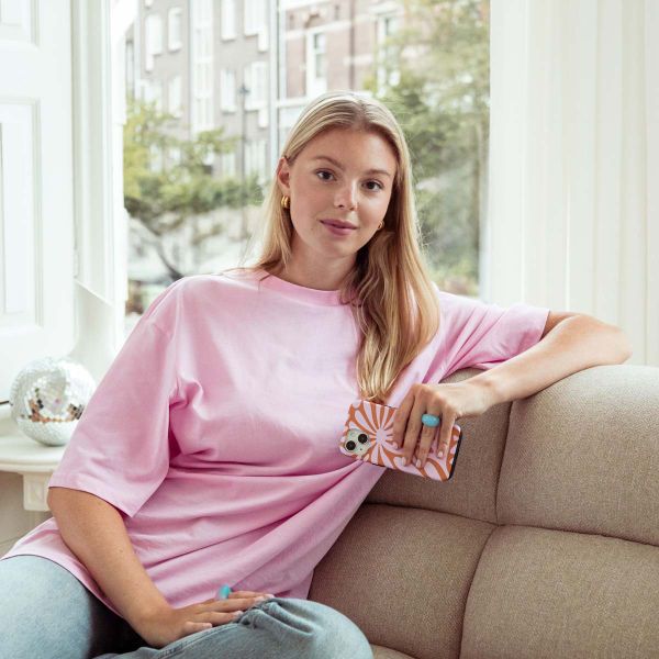 Selencia Coque arrière Vivid Apple iPhone 15 Pro Max - Modern Bloom Pink