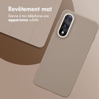 imoshion Coque Couleur OnePlus Nord 5 - Marron