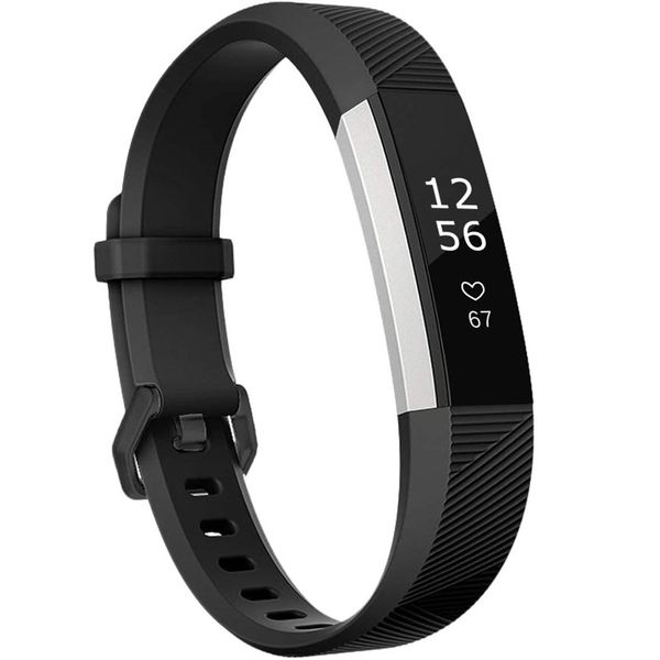 imoshion Bracelet silicone le Fitbit Alta (HR) - Noir