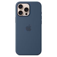 Apple Coque en silicone MagSafe iPhone 16 Pro Max - Denim