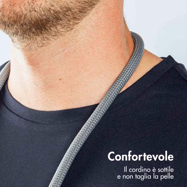 imoshion ﻿Cordon de téléphone universel taille unique - 10 mm d'épaisseur - Gris foncé
