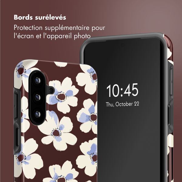 Selencia Coque arrière Vivid Samsung Galaxy A17 - Choco Flower Pop